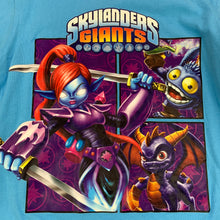 Load image into Gallery viewer, Boys Skylanders Giants, blue cotton long sleeve t-shirt top, EUC, size 8,  