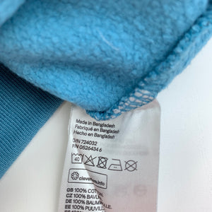 Boys H&M, blue fleece lined sweater, jumper, FUC, size 00,  