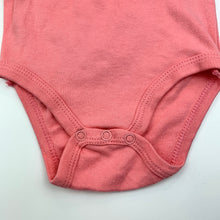 Load image into Gallery viewer, Girls Kiddiezoom, pink cotton bodysuit, romper, butterflies, EUC, size 6 months,  