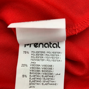 Girls Prenatal, red stretchy party dress, hearts, NEW, size 1, L: 44 cm