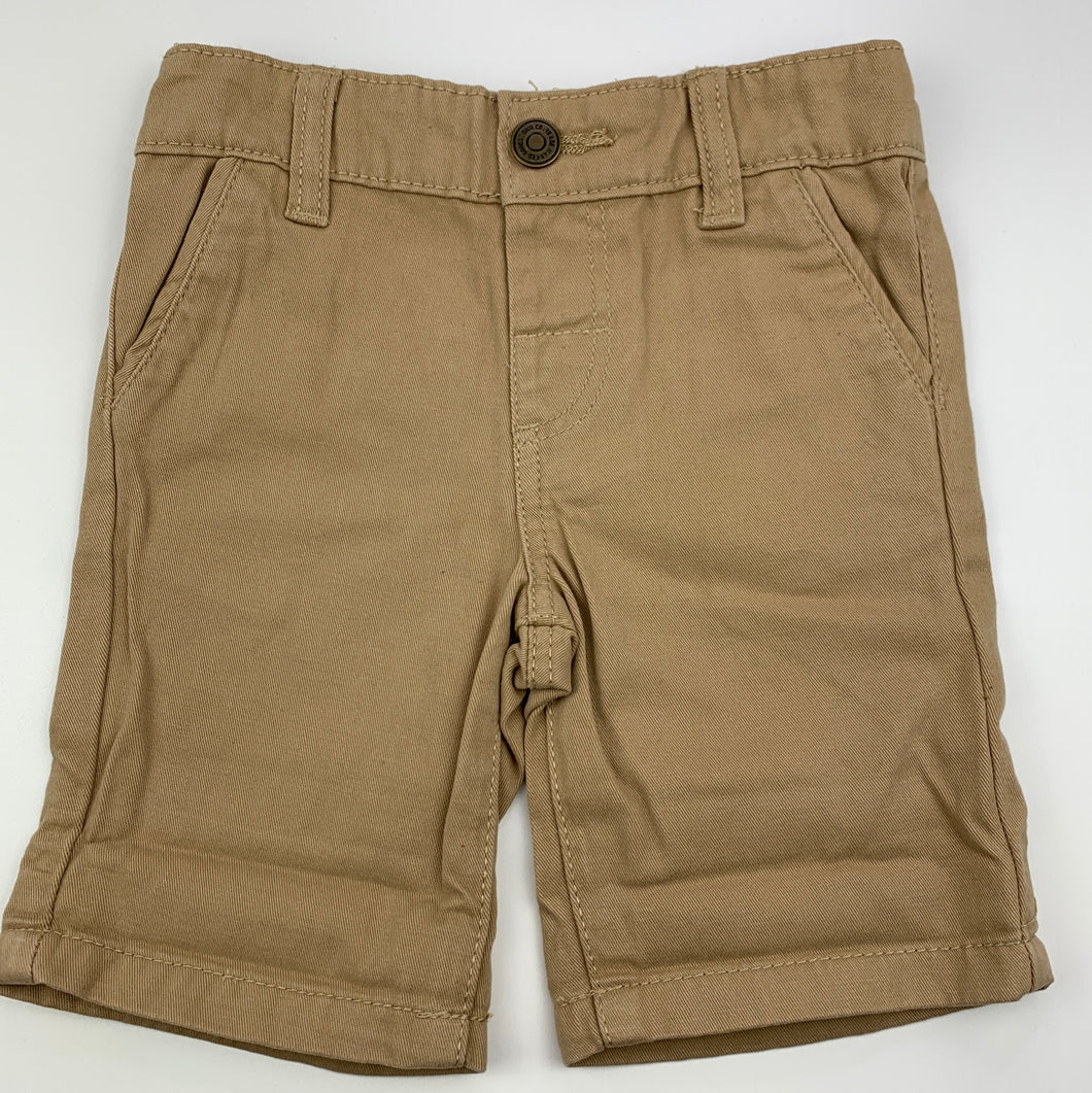 Boys Denim Co, cotton shorts, adjustable, EUC, size 0,  