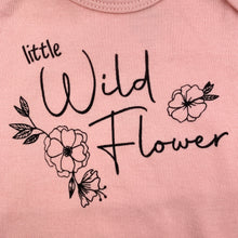 Load image into Gallery viewer, Girls Dymples, soft cotton bodysuit, romper, flower, EUC, size 000,  