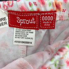 Load image into Gallery viewer, Girls Sprout, floral cotton bottoms, EUC, size 0000,  