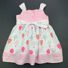 Load image into Gallery viewer, Girls Sprout, lined lightweight cotton summer dress, FUC, size 0, L: 44 cm