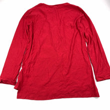 Load image into Gallery viewer, Girls Zara, red cotton long sleeve top, dance, L: 50 54 cm, EUC, size 10,  