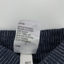 Load image into Gallery viewer, Boys H&amp;T, navy cotton short-sleeved shirt, EUC, size 1,  
