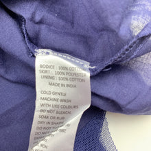 Load image into Gallery viewer, Girls Sprout, lined cotton &amp; tulle party dress, NEW, size 000, L: 35 cm