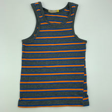 Load image into Gallery viewer, Boys Lily &amp; Dan, striped stretchy singlet top, EUC, size 3-4,  