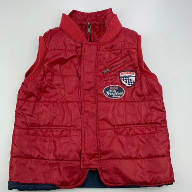 Boys Milkshake, double zip lightweight vest, jacket, FUC, size 3,  