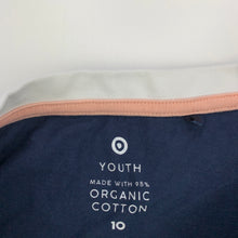 Load image into Gallery viewer, Girls Target, organic cotton t-shirt top, L: 43 cm, GUC, size 10,  