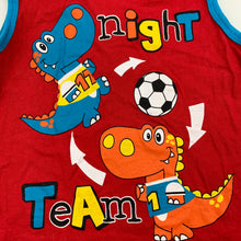 Load image into Gallery viewer, Boys Snooze Zone, cotton pyjama singlet top, EUC, size 1,  