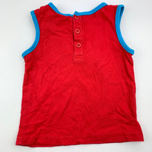 Load image into Gallery viewer, Boys Snooze Zone, cotton pyjama singlet top, EUC, size 1,  