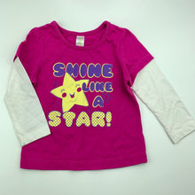 Load image into Gallery viewer, Girls Dymples, long sleeve t-shirt top, star, EUC, size 1,  