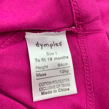 Load image into Gallery viewer, Girls Dymples, long sleeve t-shirt top, star, EUC, size 1,  