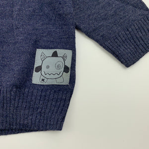 Boys Baby Baby, soft feel knitted cardigan, sweater, EUC, size 0,  