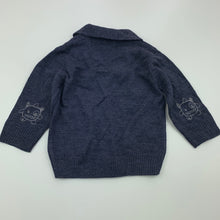 Load image into Gallery viewer, Boys Baby Baby, soft feel knitted cardigan, sweater, EUC, size 0,  
