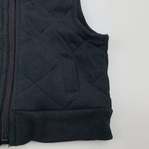 unisex Baby Berry, quilted cotton vest, sweater, GUC, size 0000,  