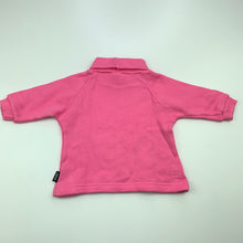 Load image into Gallery viewer, Girls Bonds, pink fleece lined cotton long sleeve top, EUC, size 000,  