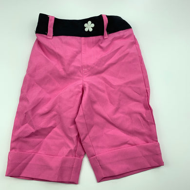 Girls Kids Stuff, lightweight cropped pants, elasticated, inside leg: 18 cm, EUC, size 1,  
