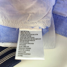 Load image into Gallery viewer, Boys Bardot Junior, lightweight cotton shorts, adjustable, braces, EUC, size 000,  