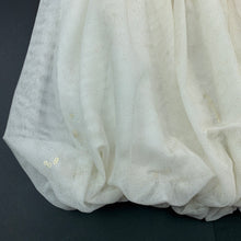 Load image into Gallery viewer, Girls Kardashian Kids, cream &amp; gold tulle &amp; sequin bubble dress, FUC, size 2, L: 44 cm