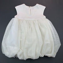 Load image into Gallery viewer, Girls Kardashian Kids, cream &amp; gold tulle &amp; sequin bubble dress, FUC, size 2, L: 44 cm