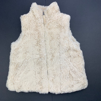 Girls Target, soft feel faux fur vest, jacket, EUC, size 2,  
