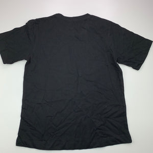 unisex Kraft house, black cotton t-shirt top, India, armpit to armpit: 41 cm, L: 51 cm, EUC, size 10,  