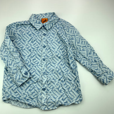Boys Tilt, cotton long sleeve shirt, EUC, size 4,  
