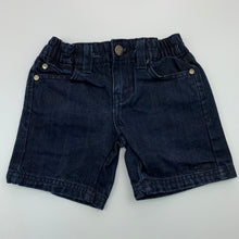 Load image into Gallery viewer, Boys Carve, dark denim shorts, elasticated, GUC, size 2,  