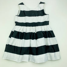 Load image into Gallery viewer, Girls Target, cotton lined striped party dress, FUC, size 1, L: 43 cm