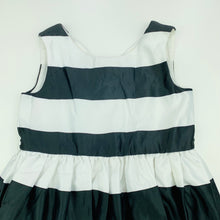 Load image into Gallery viewer, Girls Target, cotton lined striped party dress, FUC, size 1, L: 43 cm