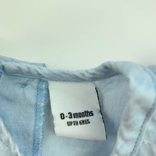 Load image into Gallery viewer, Girls Target, blue chambray cotton top, GUC, size 000,  
