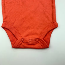 Load image into Gallery viewer, Girls Okie Dokie, coral cotton bodysuit, romper, EUC, size 3 months,  