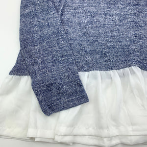 Girls Milkshake, lightweight stretchy knit peplum top, NEW, size 8,  