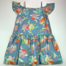 Load image into Gallery viewer, Girls John Lewis, lined lightweight summer party dress, small marks on front, FUC, size 7, L: 67 cm