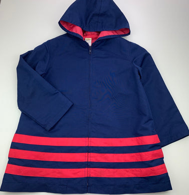 Girls Gymboree, lightweight hooded jacket / coat, L: 56cm, FUC, size 5-6,  