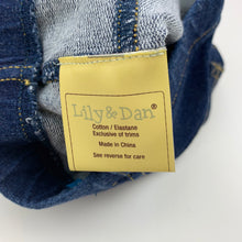 Load image into Gallery viewer, Girls Lily &amp; Dan, stretch denim leggings / jeggings, elasticated, EUC, size 1,  