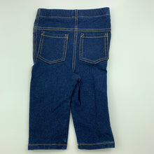 Load image into Gallery viewer, Girls Lily &amp; Dan, stretch denim leggings / jeggings, elasticated, EUC, size 1,  