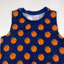 Load image into Gallery viewer, Boys Brilliant Basics, cotton pyjama singlet top, basketball, EUC, size 7,  