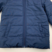 Load image into Gallery viewer, Girls Anko, navy hooded jacket / coat, L: 51cm, FUC, size 8,  