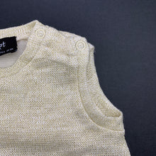 Load image into Gallery viewer, Girls Bardot Junior, gold lightweight top, GUC, size 0,  