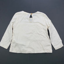 Load image into Gallery viewer, Girls Zara, cotton long sleeve top, lace detail, EUC, size 0,  
