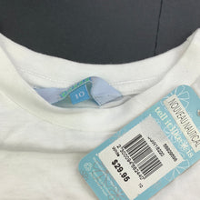 Load image into Gallery viewer, Girls Tilii, white cotton long sleeve top, Super Star, NEW, size 10,  