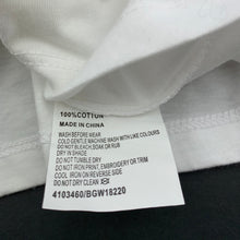 Load image into Gallery viewer, Girls Tilii, white cotton long sleeve top, Super Star, NEW, size 10,  