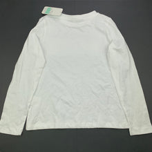 Load image into Gallery viewer, Girls Tilii, white cotton long sleeve top, Super Star, NEW, size 10,  