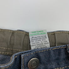 Load image into Gallery viewer, Boys Target, dark denim jeans, adjustable, Inside leg: 28cm, GUC, size 2,  