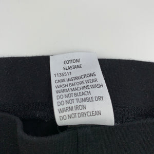 Girls Brilliant Basics, black cropped leggings, Inside leg: 40cm, EUC, size 10,  