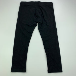 Girls Brilliant Basics, black cropped leggings, Inside leg: 40cm, EUC, size 10,  