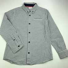 Load image into Gallery viewer, Boys B Collection, checked cotton long sleeve shirt, EUC, size 8,  